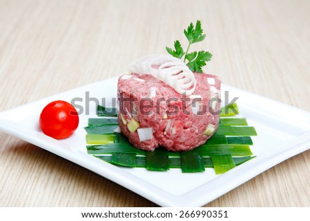 Beef tartar