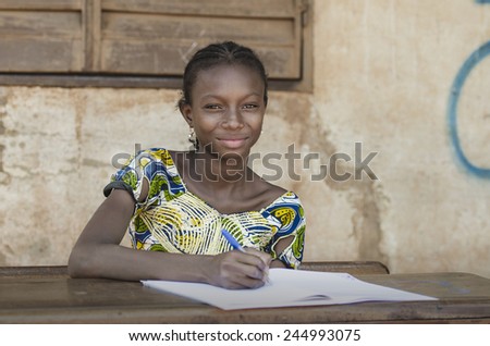 Education for African Children Symbol - Writing A Peace Letter
