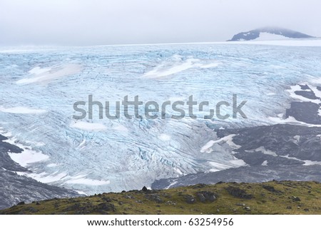 blue ice mountain