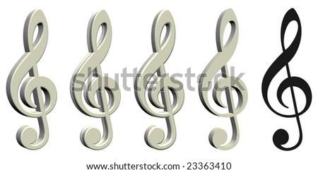 Variations of a Musical Note, all isolated
