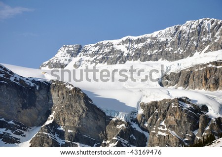 ice field on mountain