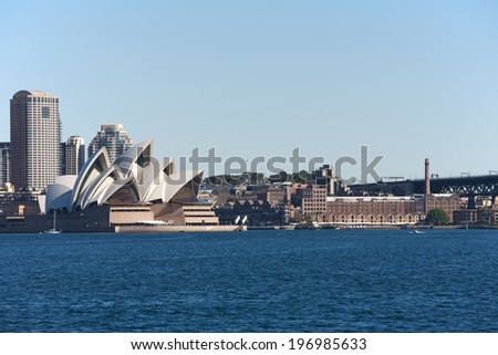 SYDNEY, AUSTRALIA - AUGUST 01 : Sydney Opera House in Sydney. 01 August 2009 in Sydney, Australia. A famous tourist attraction and popular landmark