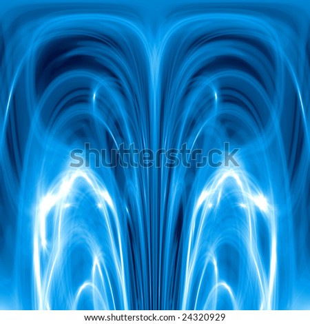 Blue glowing abstract electric background