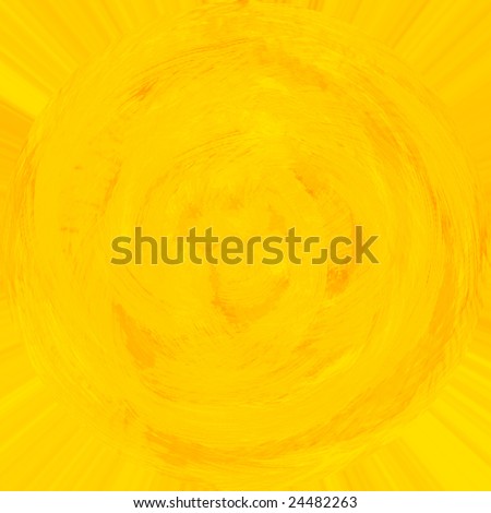 Yellow painted abstract background