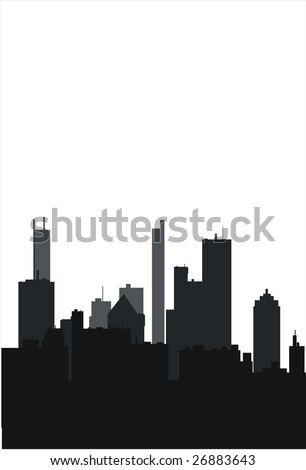 new york skyline outline. stock vector : CITY SKYLINE.