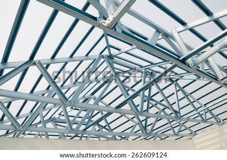 Truss roof for construction