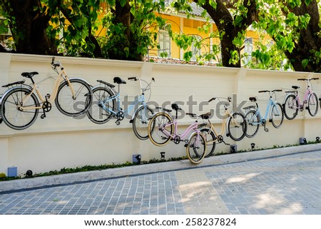 weird bike parking
