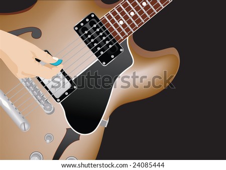 Poster,guitar