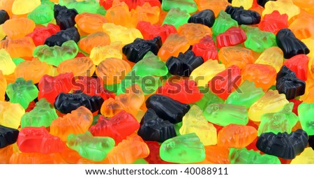 Halloween shape sweets background