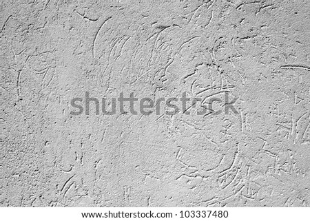 Closeup fragment painted stone wall. Hi res texture