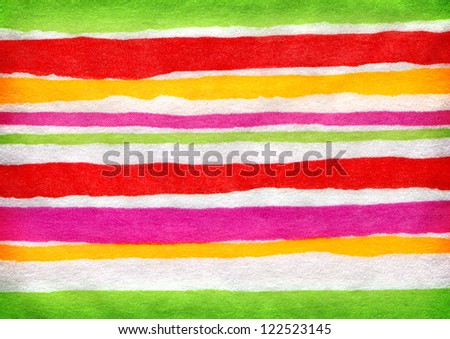 Closeup color stripes on paper. Hi res