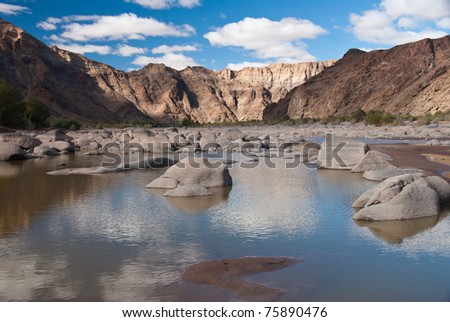 Reflections in a valley