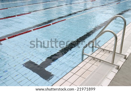 olympic swimming pool ready for sports competition