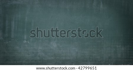 closeup of chalkboard on white background with clipping path