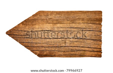 Empty Wooden Sign