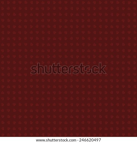 Dark Red Background with Heart Pattern Background. Dark red background with slightly lighter background pattern of hearts.