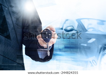 Abstract background. Auto dealership concept