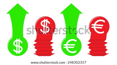 Quotes of dollar and euro