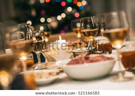Christmas dinner is served