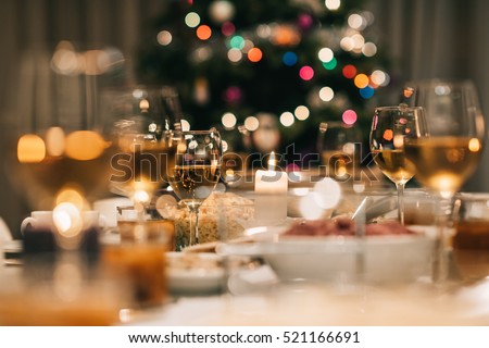 Christmas dinner feast