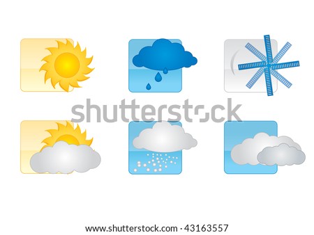 windy weather clip art. labeled clip art weather