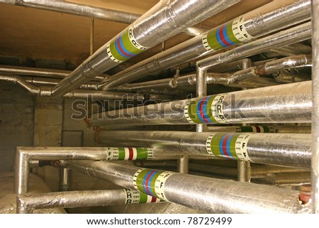 hot water pipes