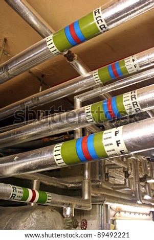 hot water pipes