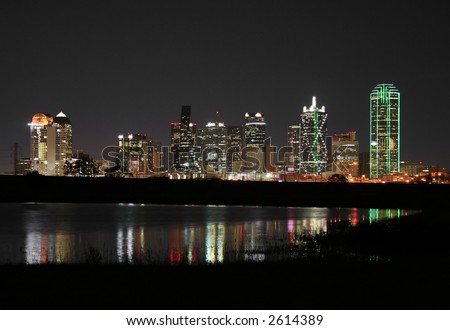 Dallas+texas+downtown+at+night