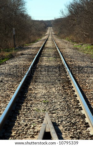 Straight Railroad Tracks