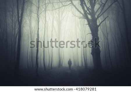 spooky forest background