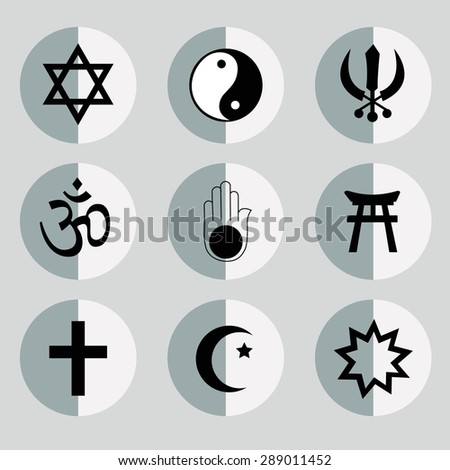 religious icons, vector illustration, symbols, design, the art