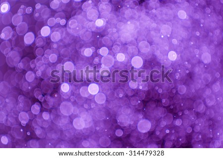 Background bokeh purple light from the water abstraction