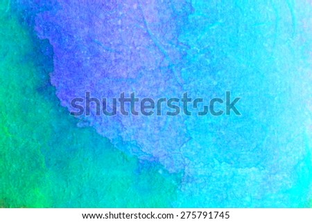 Abstract textured watercolor on rice paper background - holiday set. The blue sea. Backgrounds & textures shop.