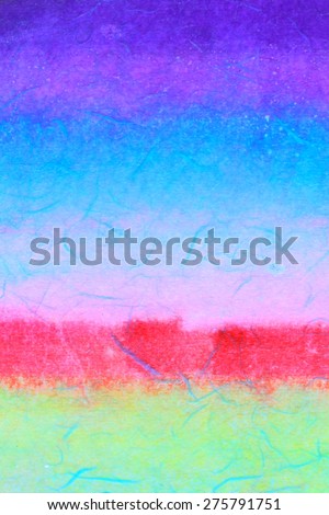 Abstract textured watercolor on rice paper background - holiday set. A colorful river. Backgrounds & textures shop.