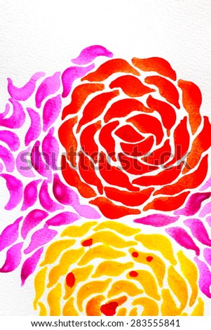 Abstract floral pattern - roses. Backgrounds & textures shop.
