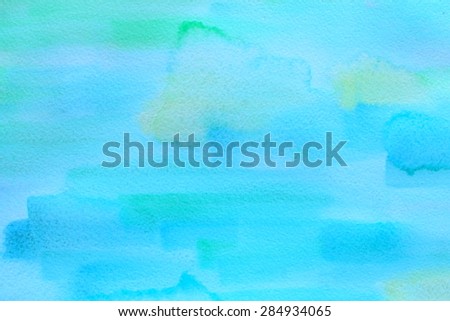 Abstract watercolor background with nacre effect. Turquoise. Backgrounds textures shop.
