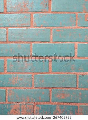 Background of colorful brick wall texture. brickwork