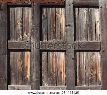 Door. Old wood texture. background old panels for design
