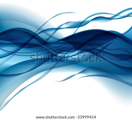 stock photo : Wallpaper, background texture blue waves