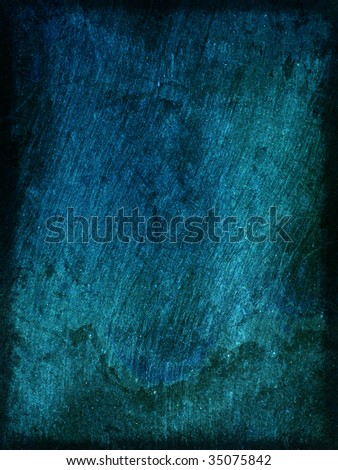 Background blue rough wood texture with scratches with space for text or image