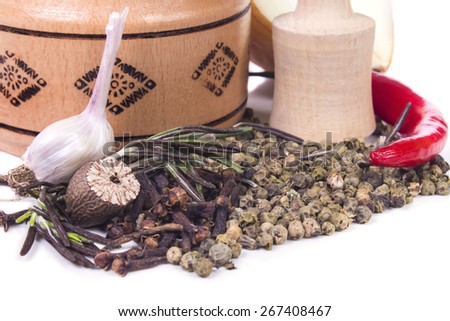scented fragrant spices and herbs