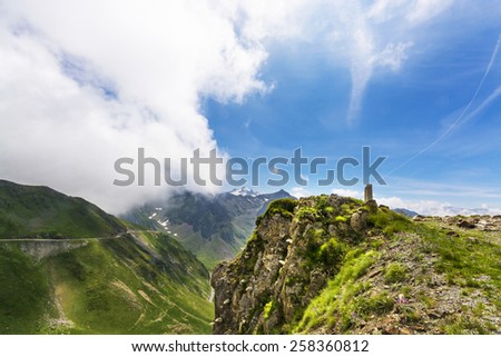 way up to Pic du Midi de Bigorre