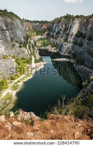Old lime quarry - Velka Amerika (Big America) , natural monument, Czech Republic