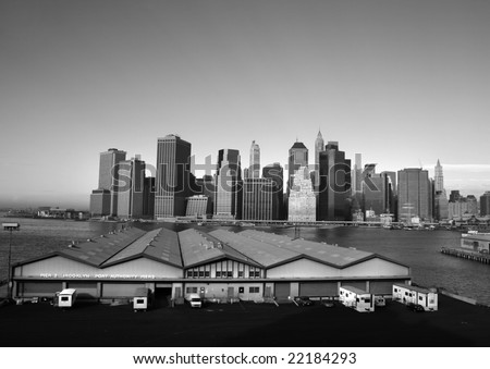 new york city wallpaper black and white. manhattan skyline wallpaper.