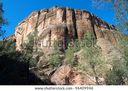 Rocks at Pinnacles National Monument at central California\'s Salinas Valley, USA
