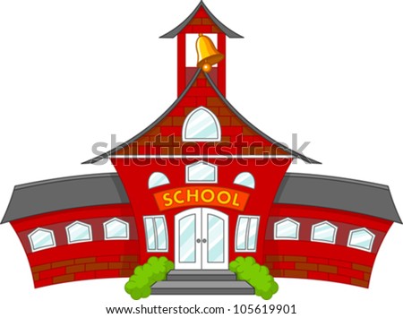Building Vector Free on Illustration Of Cartoon School Building   105619901   Shutterstock