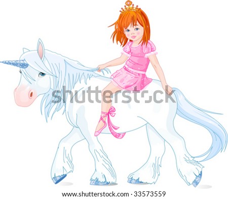 Princess Riding Unicorn