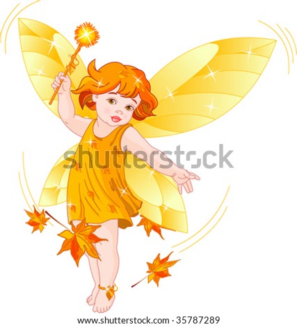 cartoon baby fairy