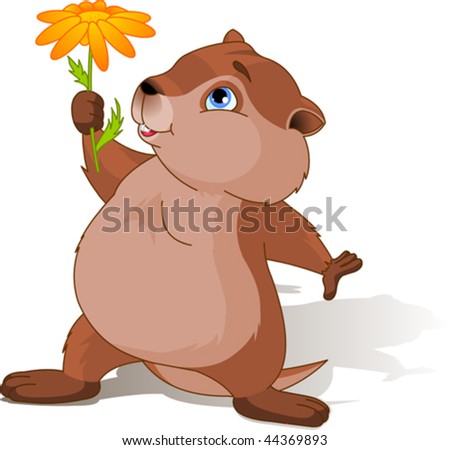 A Cartoon Groundhog