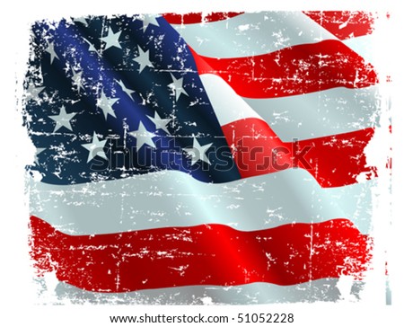 illustration of USA flag